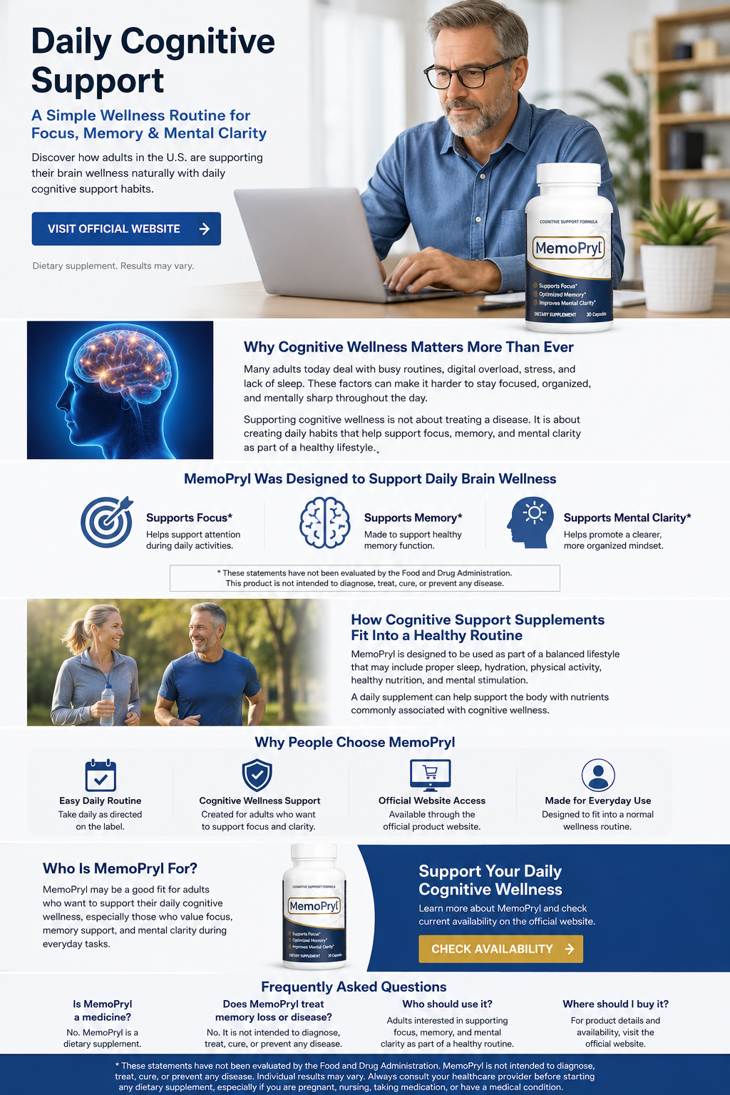 Daily cognitive support educational visual